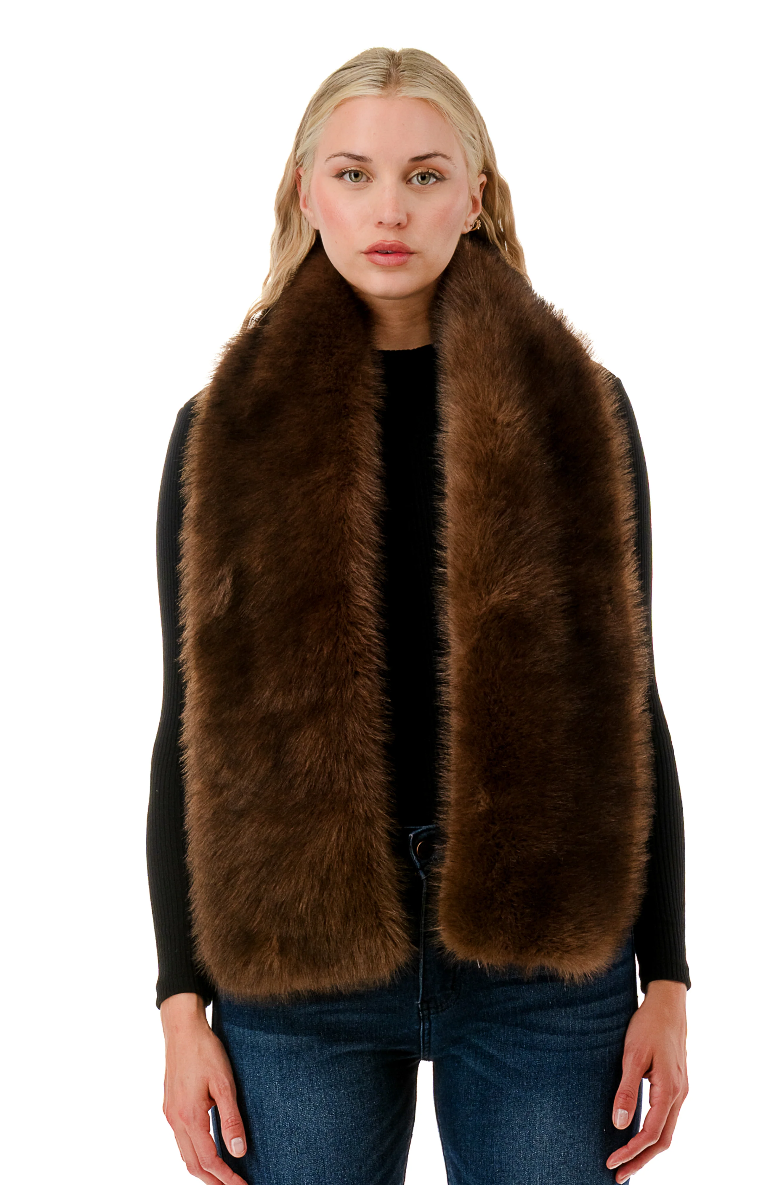 Faux Mink Scarf - Image 3