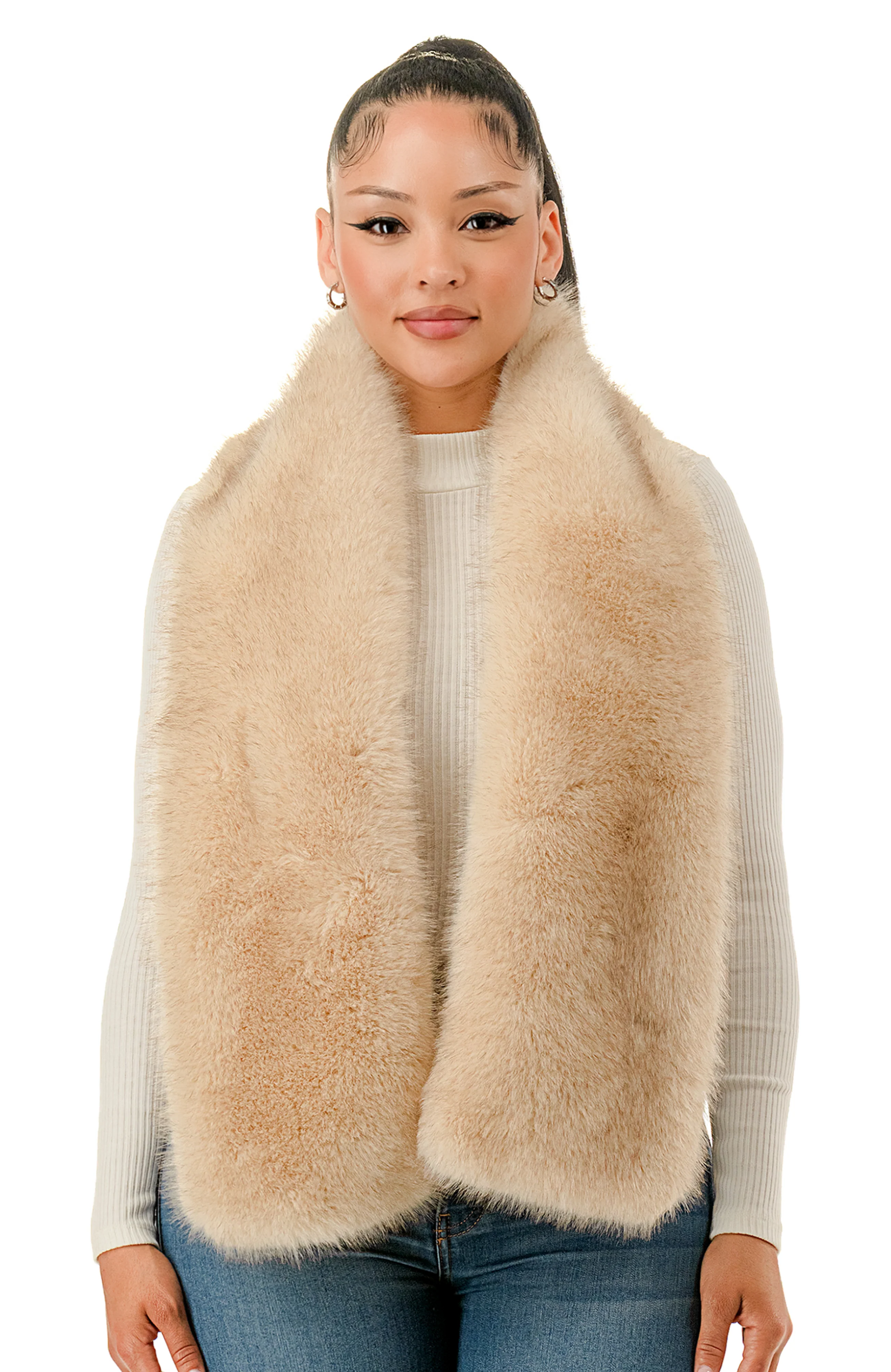 Faux Mink Scarf - Image 5