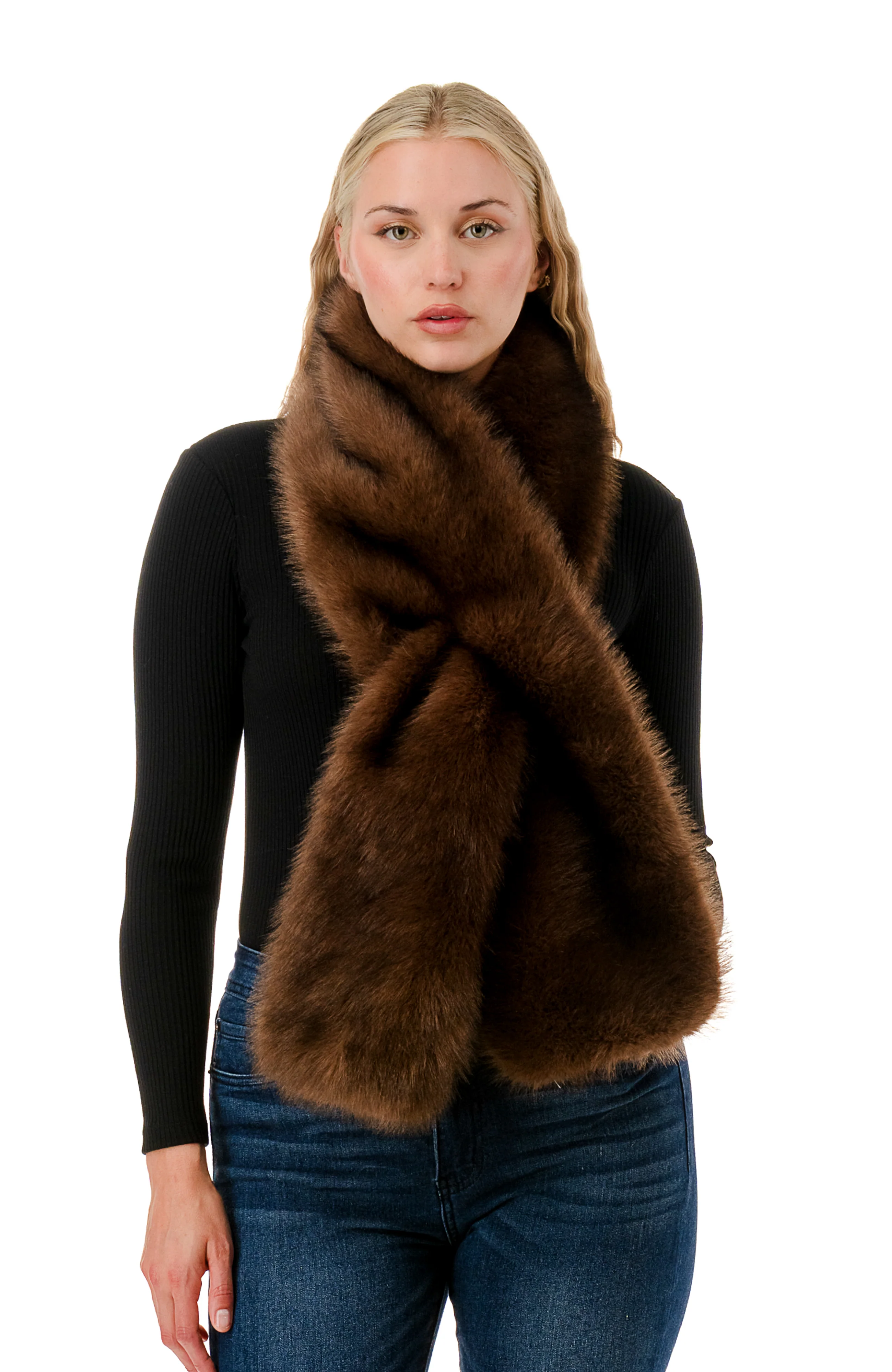 Faux Mink Scarf - Image 6