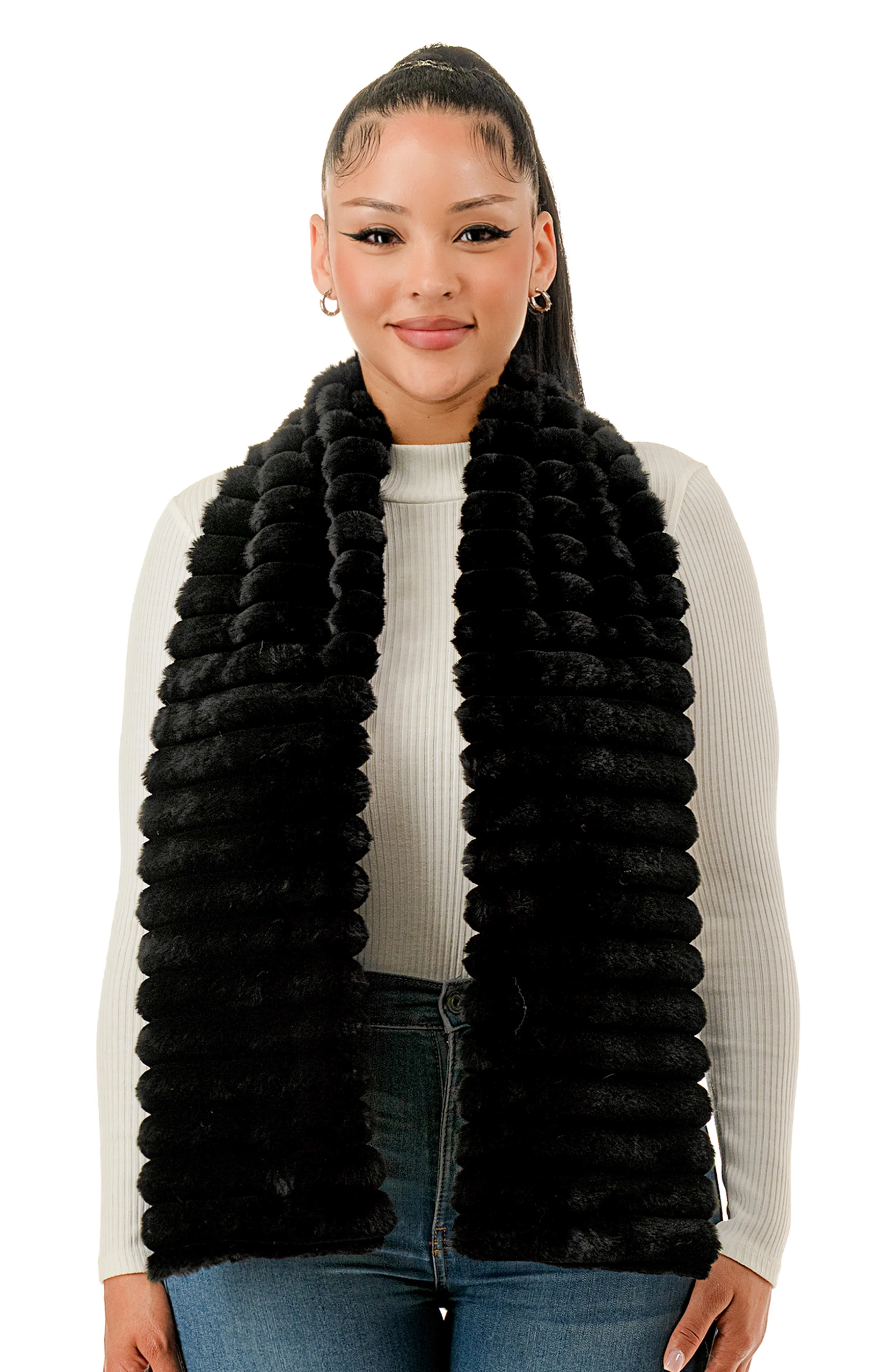 Faux Mink Scarf - Image 3