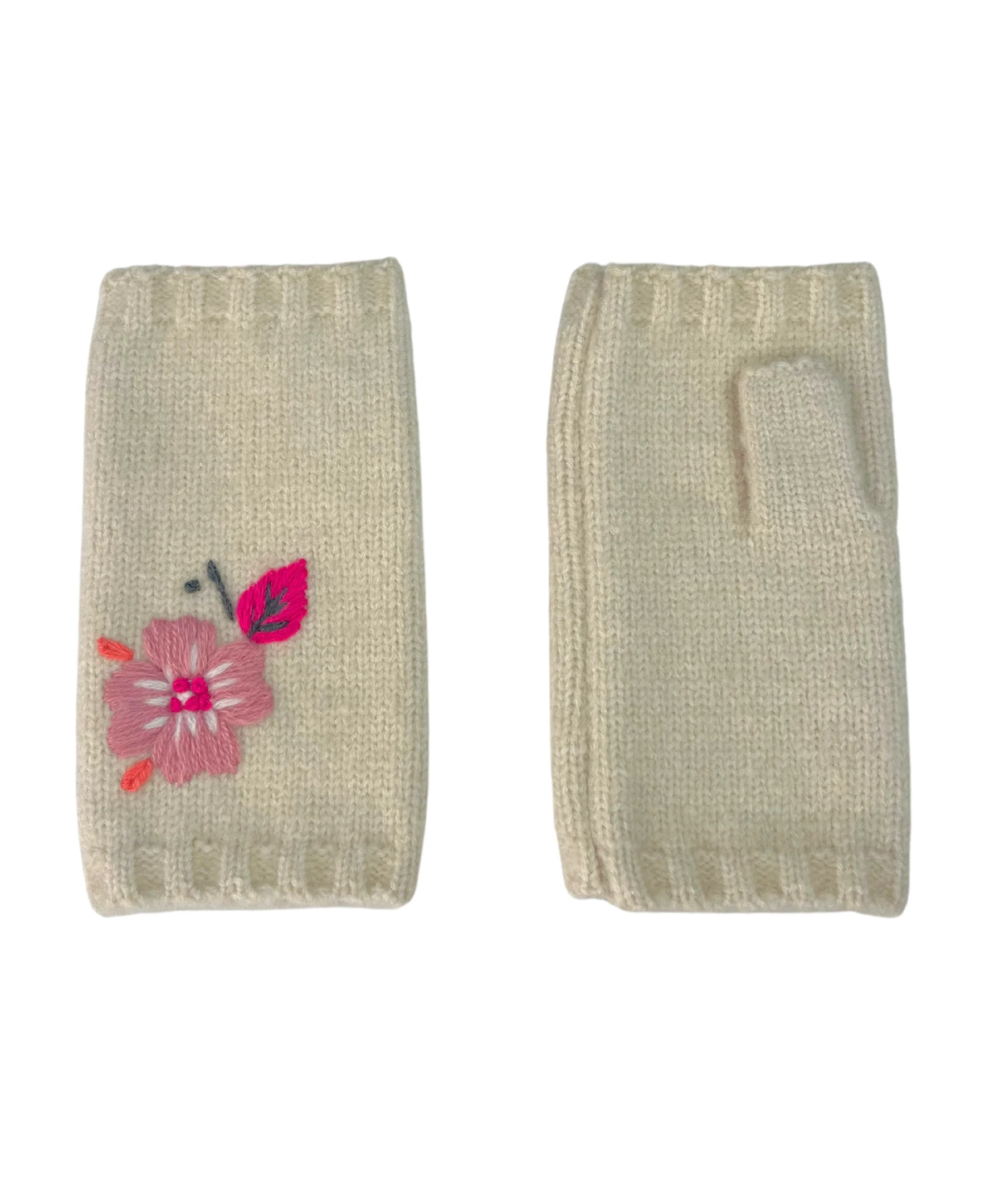Embroidered Fingerless Glove - Image 3
