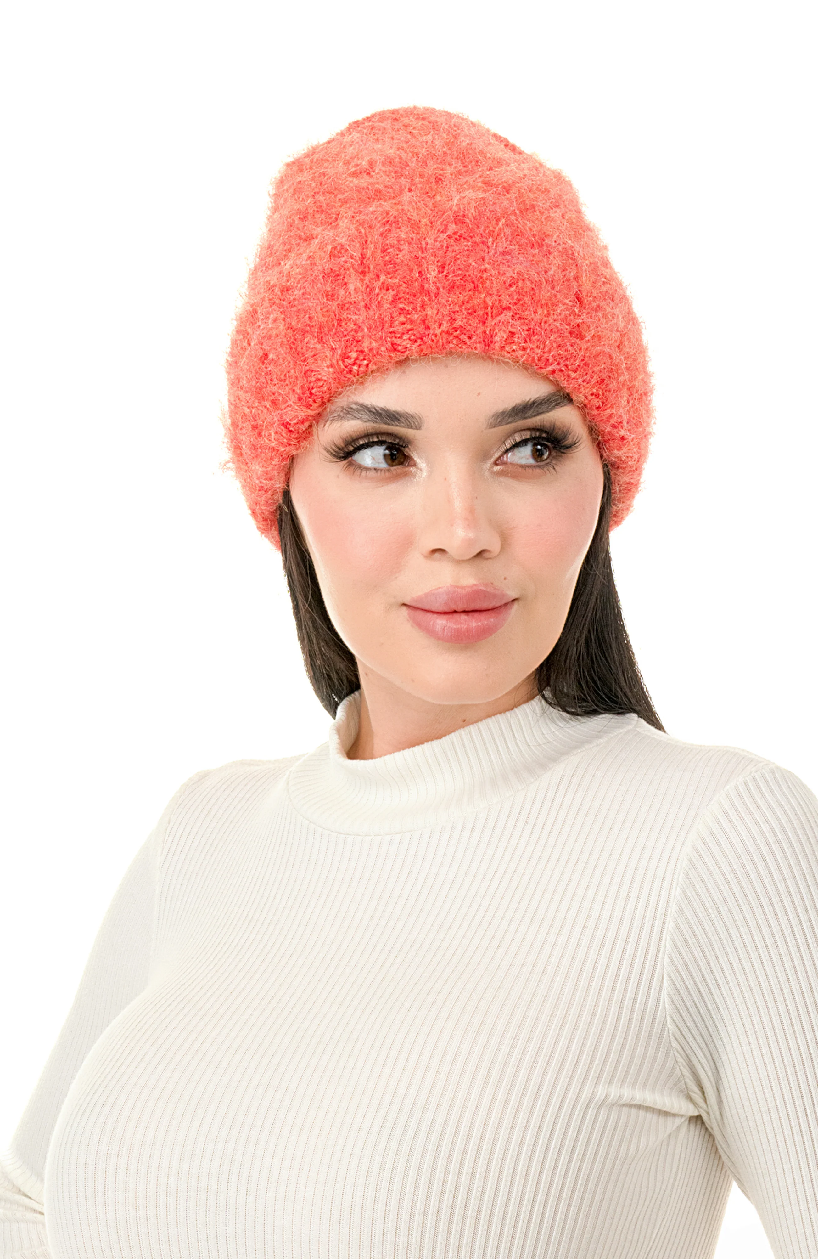 Fuzzy Hair Beanie - Image 3