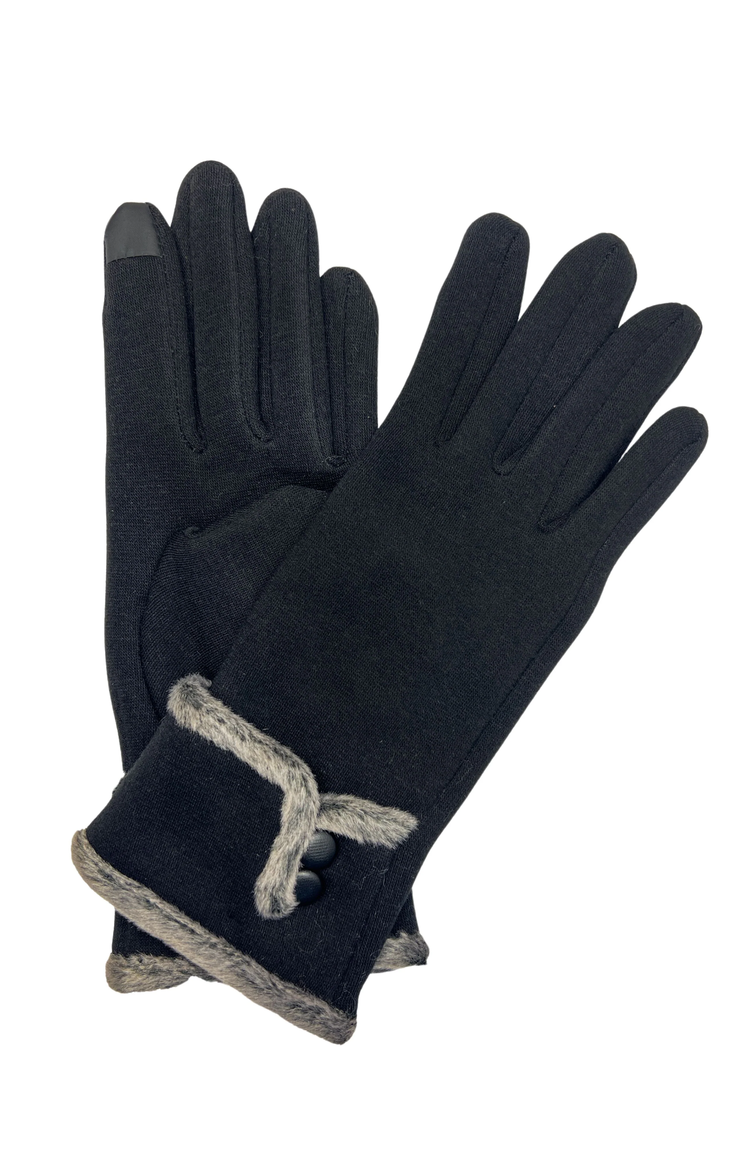 Jersey Glove with Faux Detail