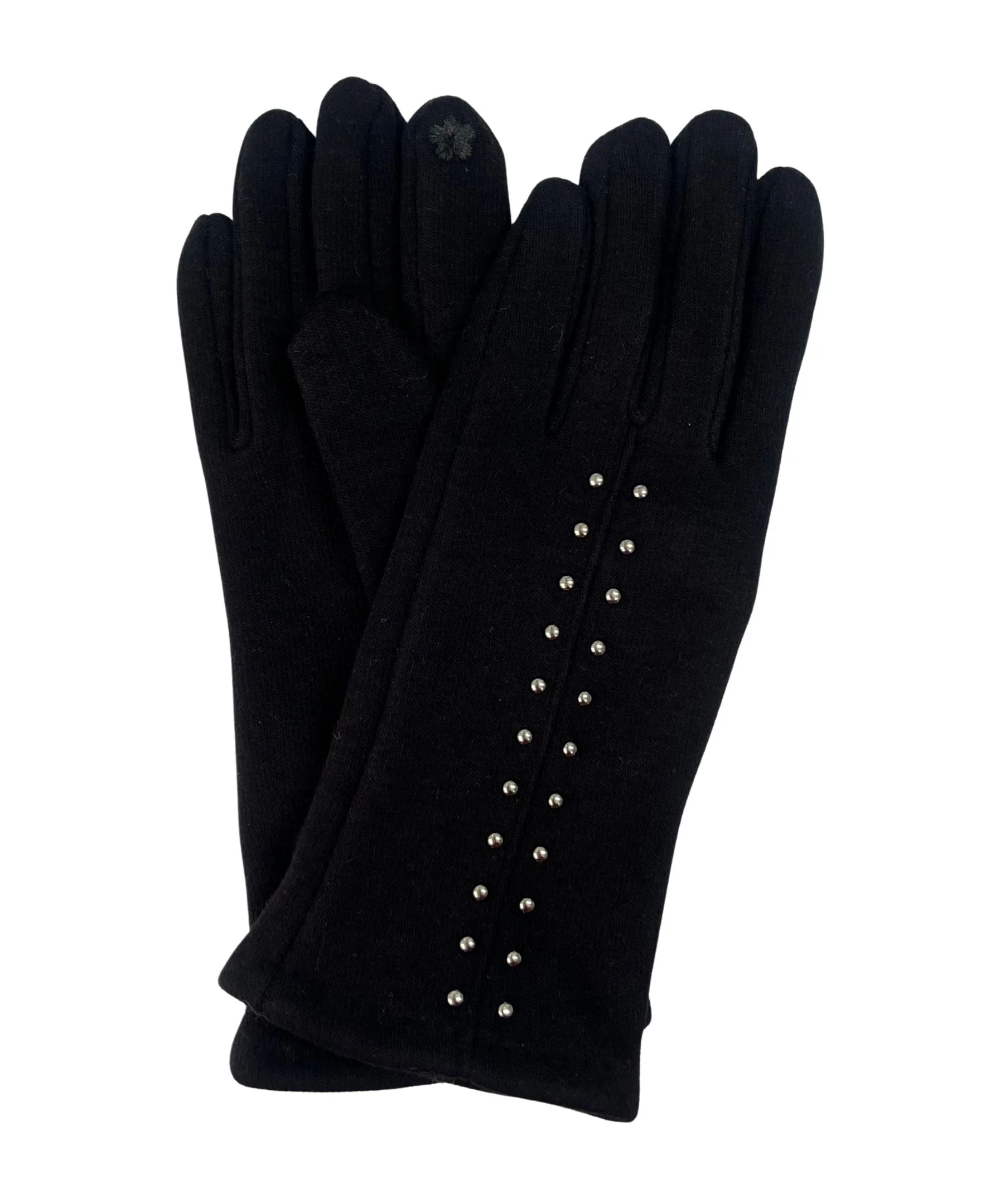 Jersey Glove with Metal Studs - Image 2