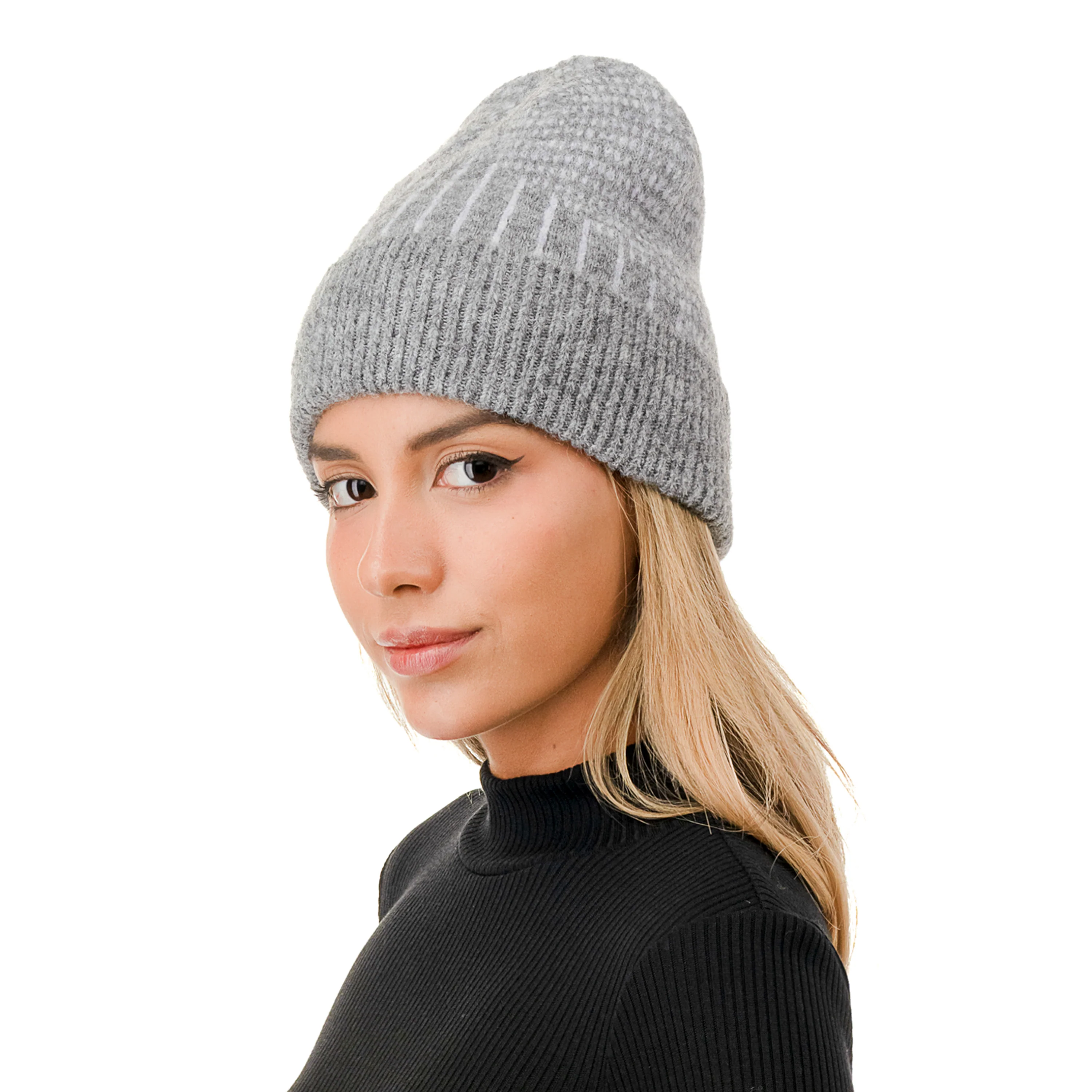 Knit Cuff Beanie - Image 5