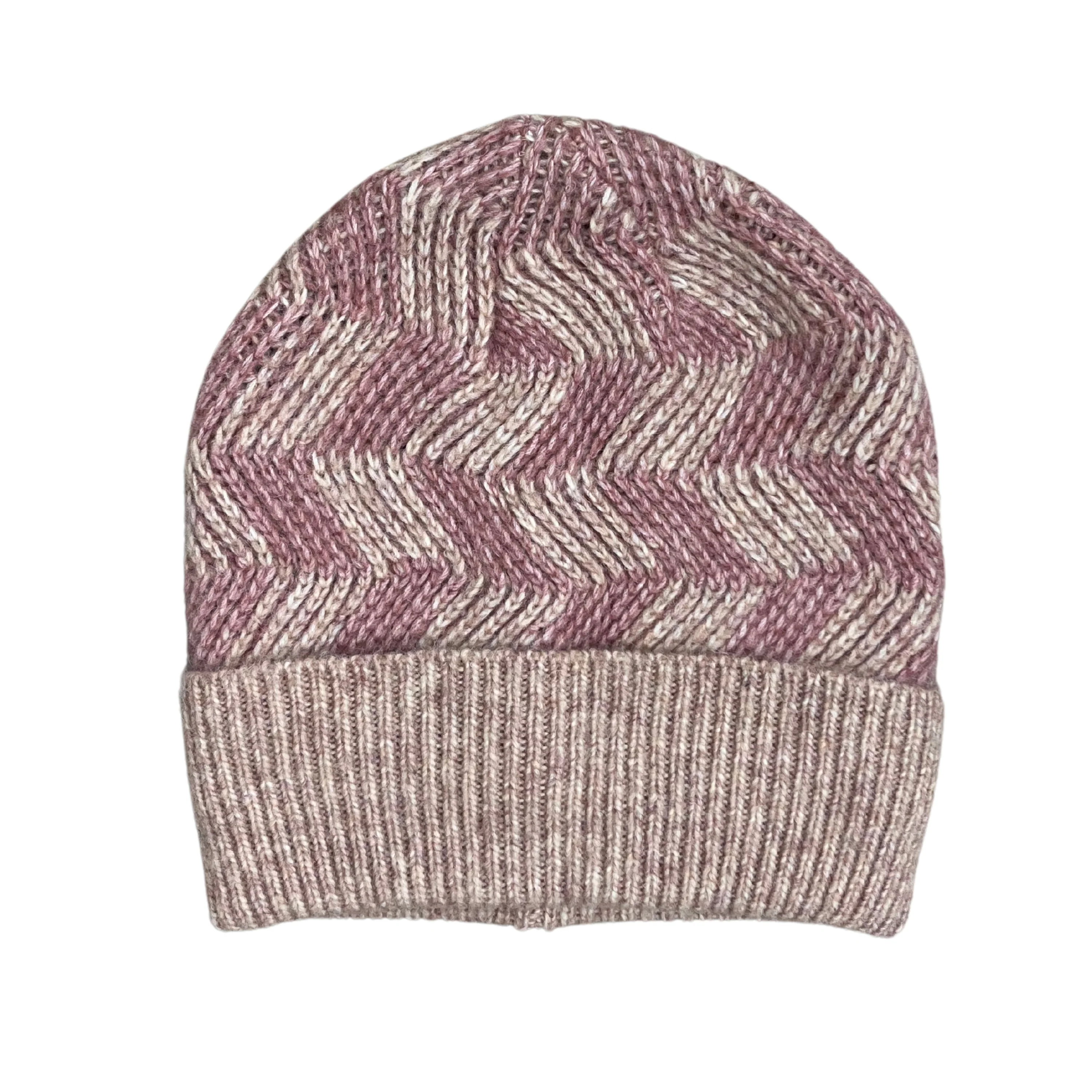 Knit Pattern Beanie - Image 3