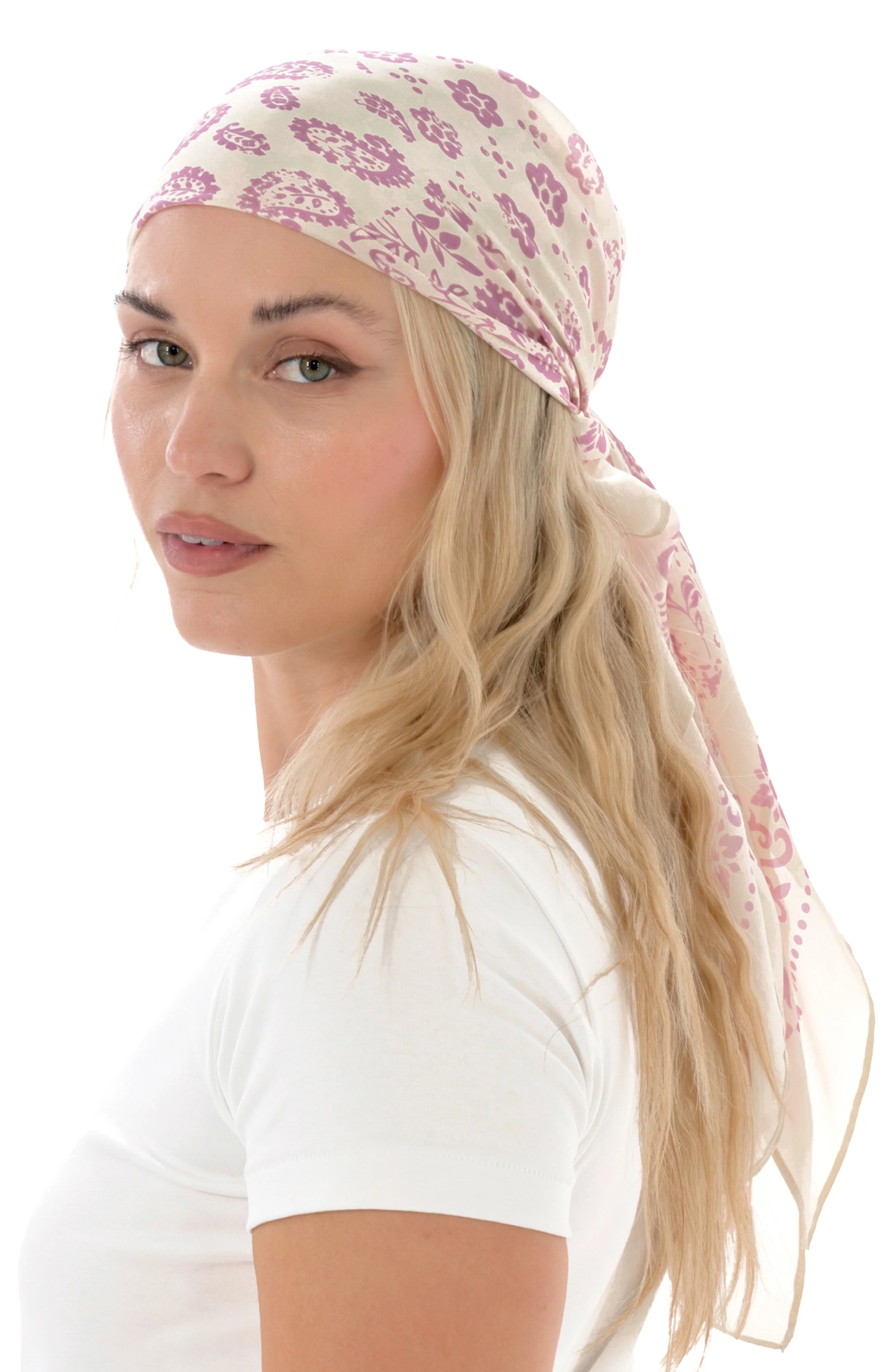 Satin Paisley Scarf - Image 3