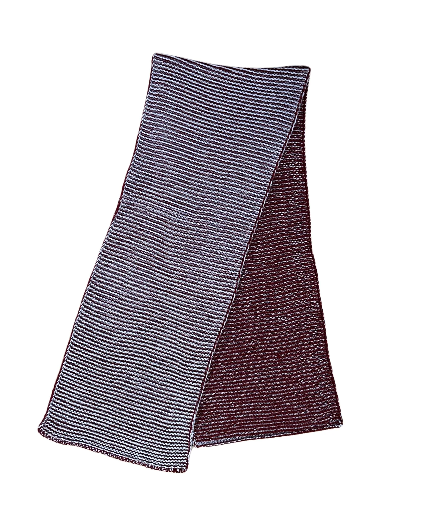 Knit Two Tone Scarf - Image 3