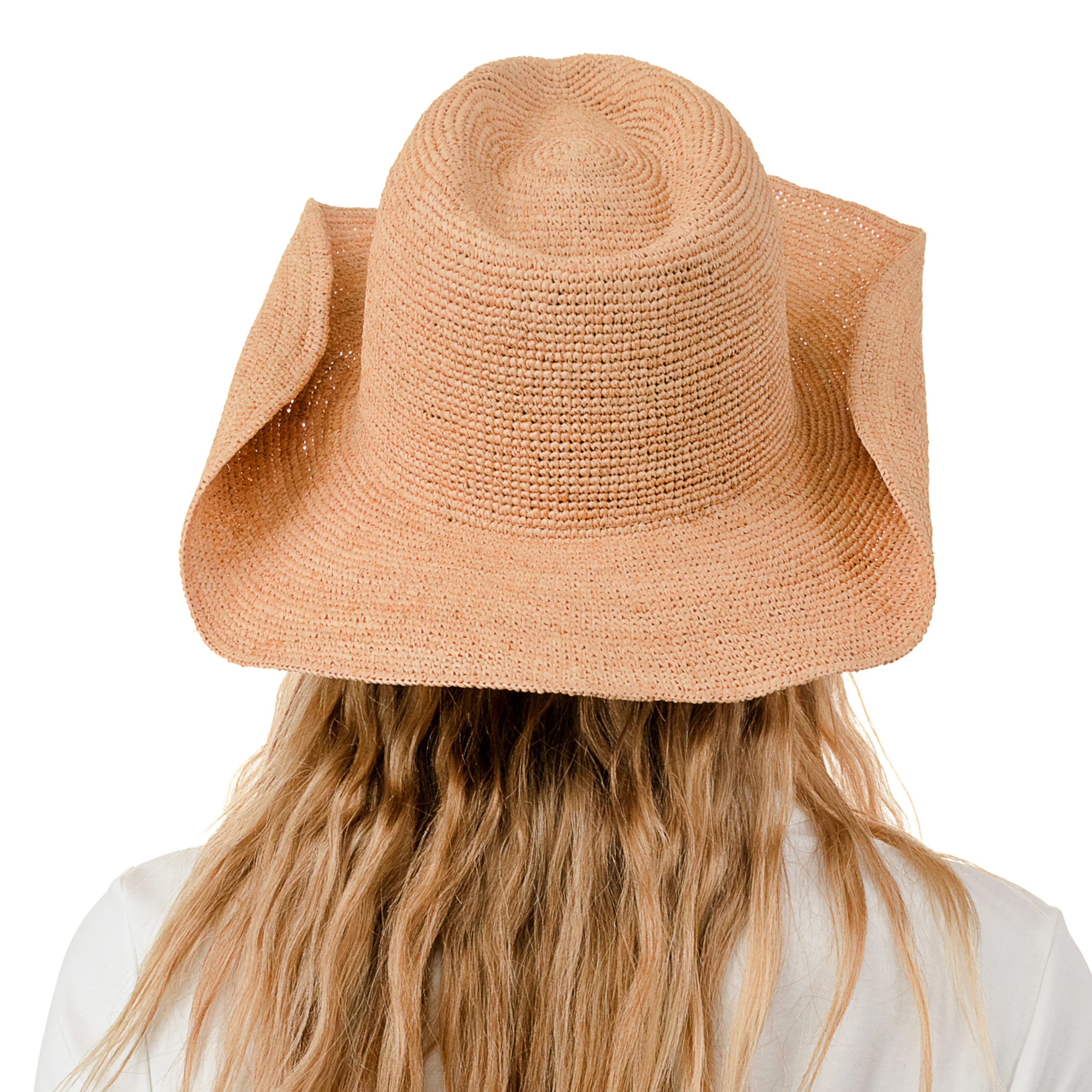 Raffia Packable Cowboy Hat - Image 3