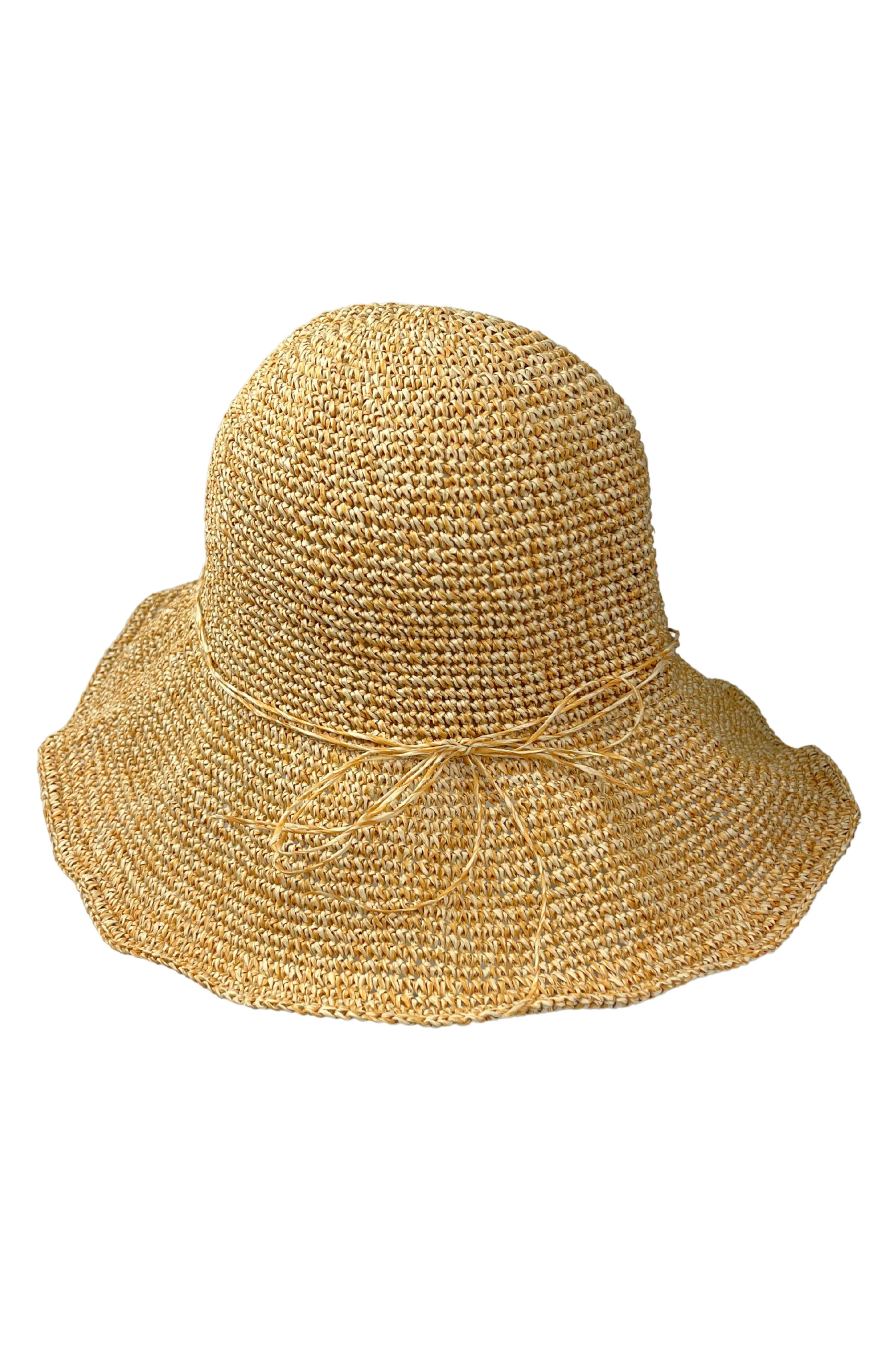 Marled Straw Bucket