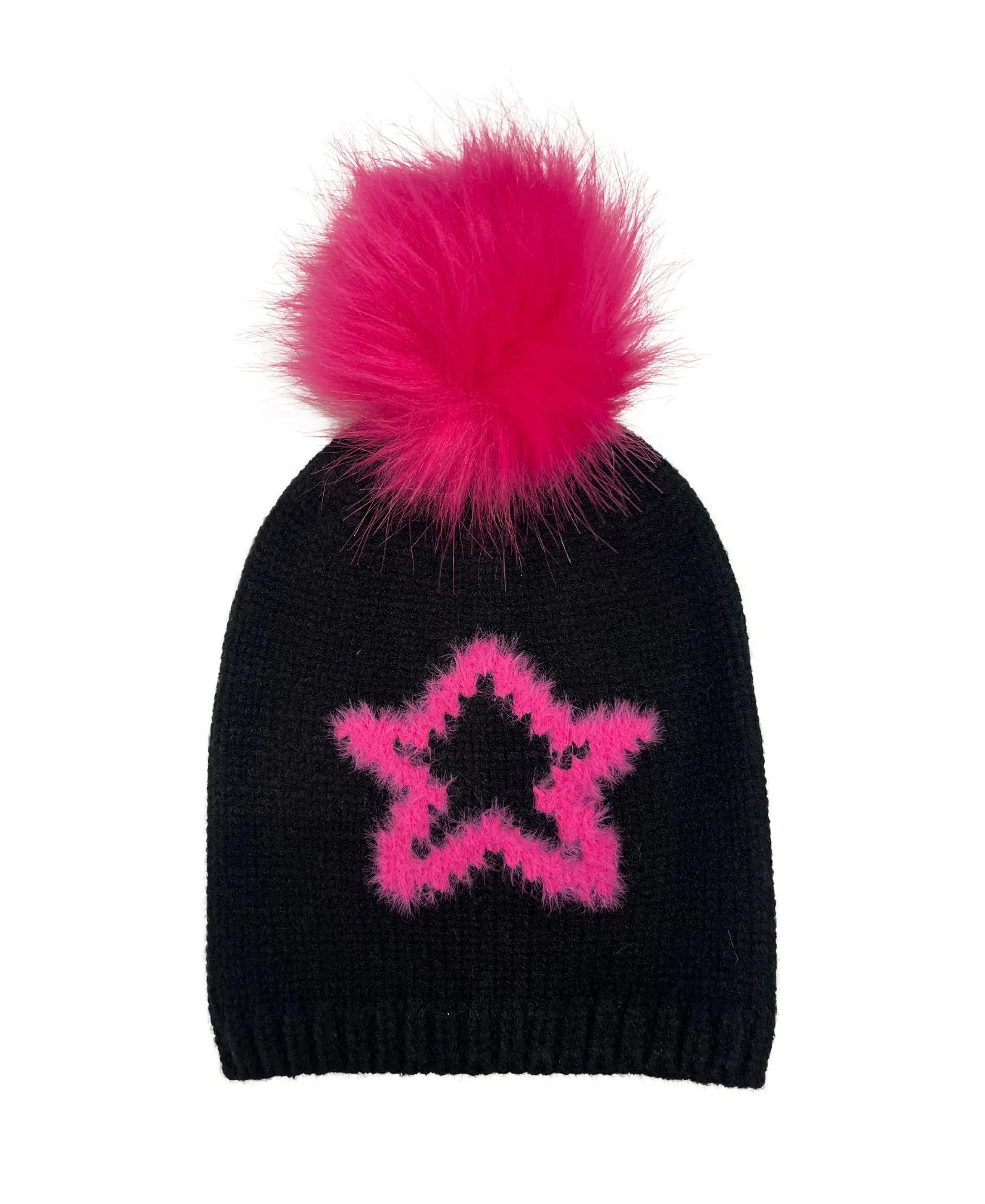Kids Star Eyelash Beanie - Image 2