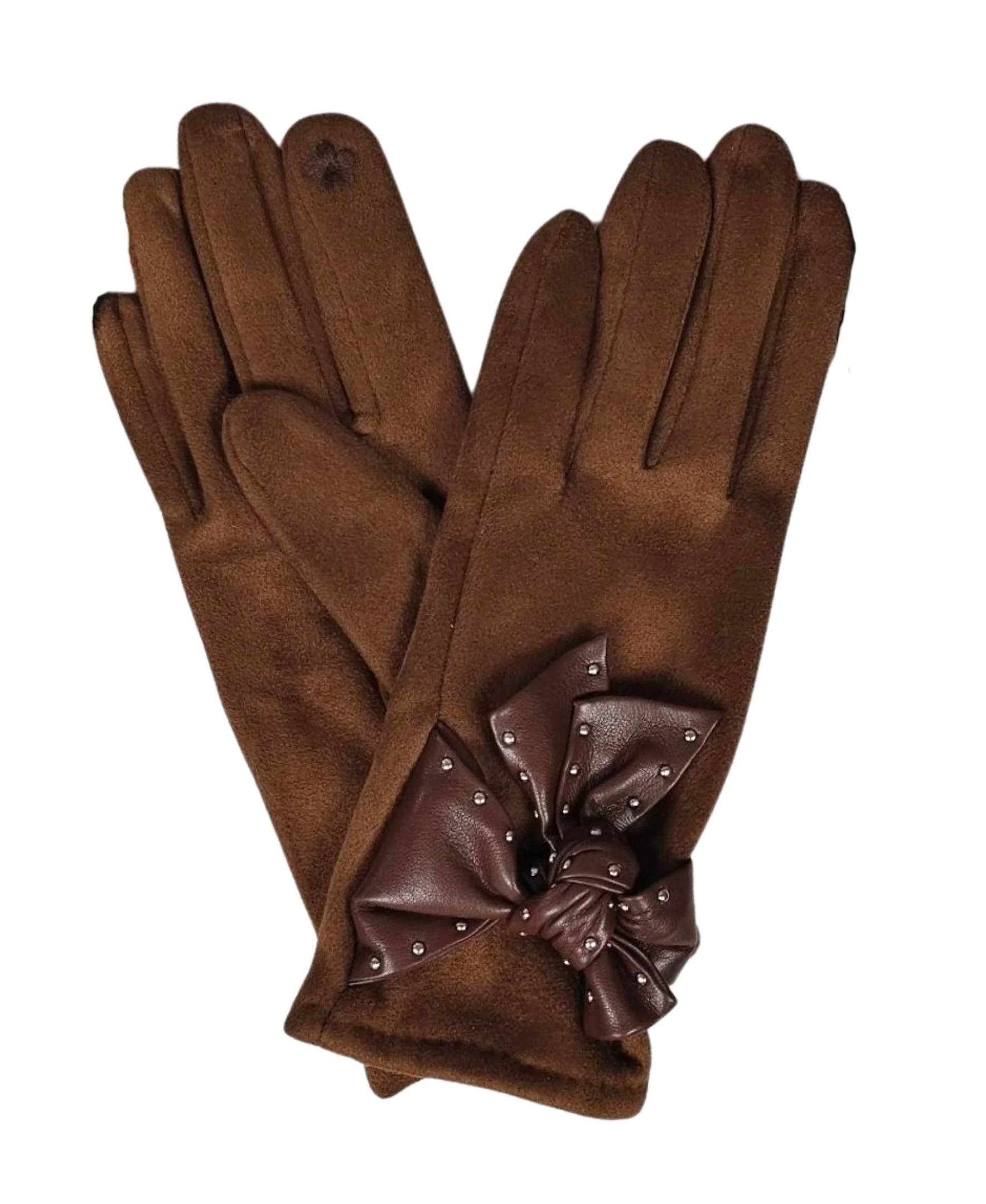 Suede Bow Glove - Image 3