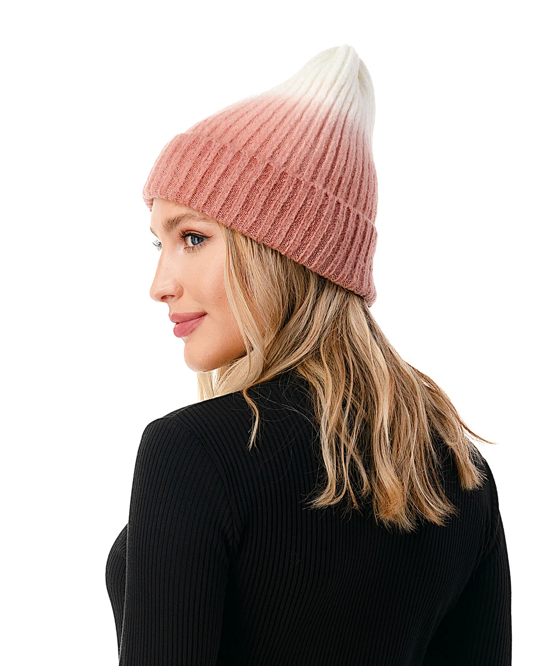 Ombre Cuff Beanie - Image 2