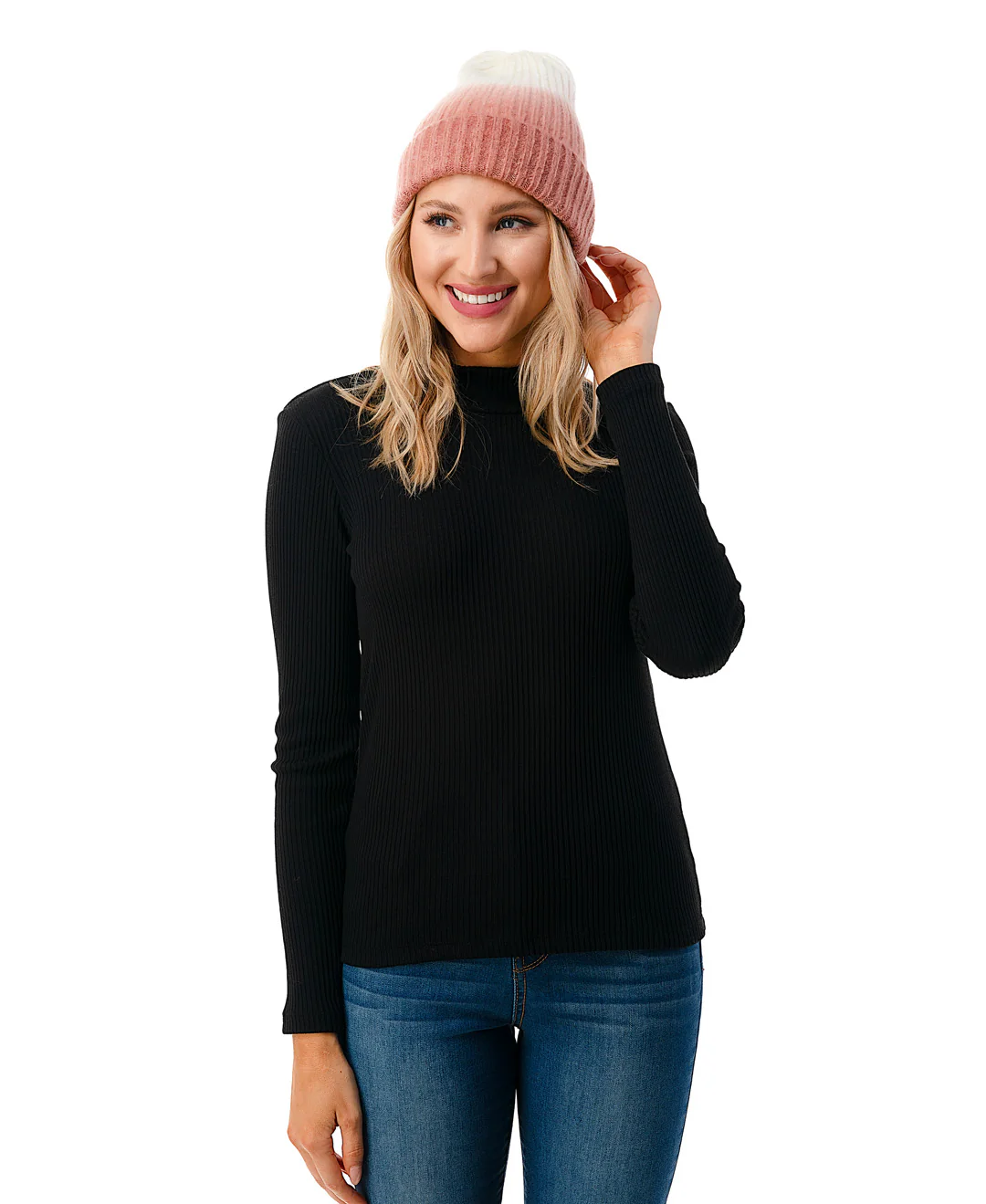 Ombre Cuff Beanie - Image 4