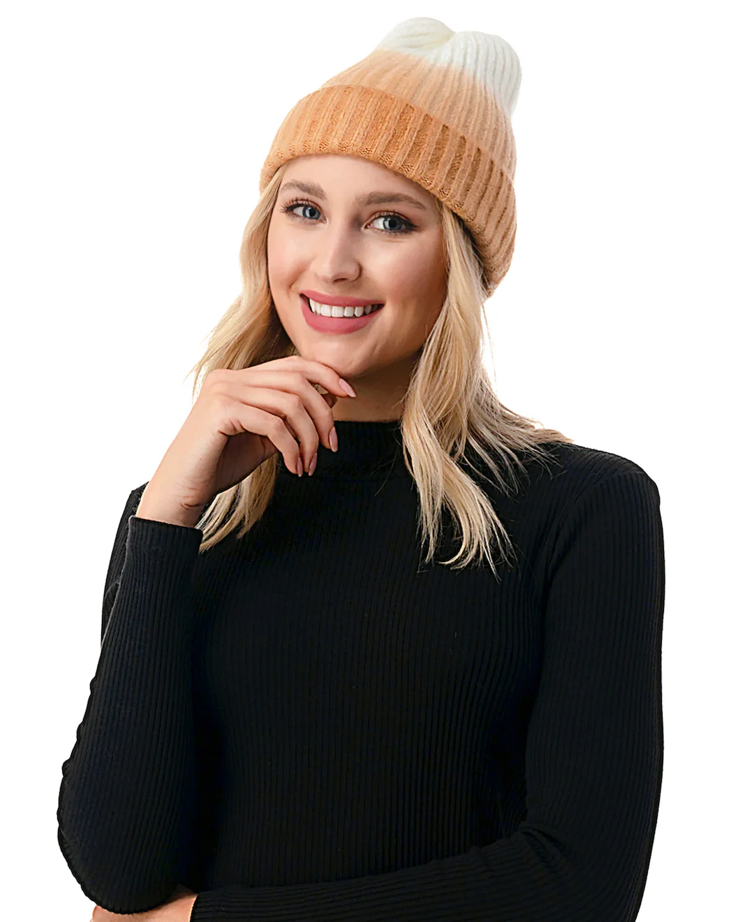 Ombre Cuff Beanie - Image 8