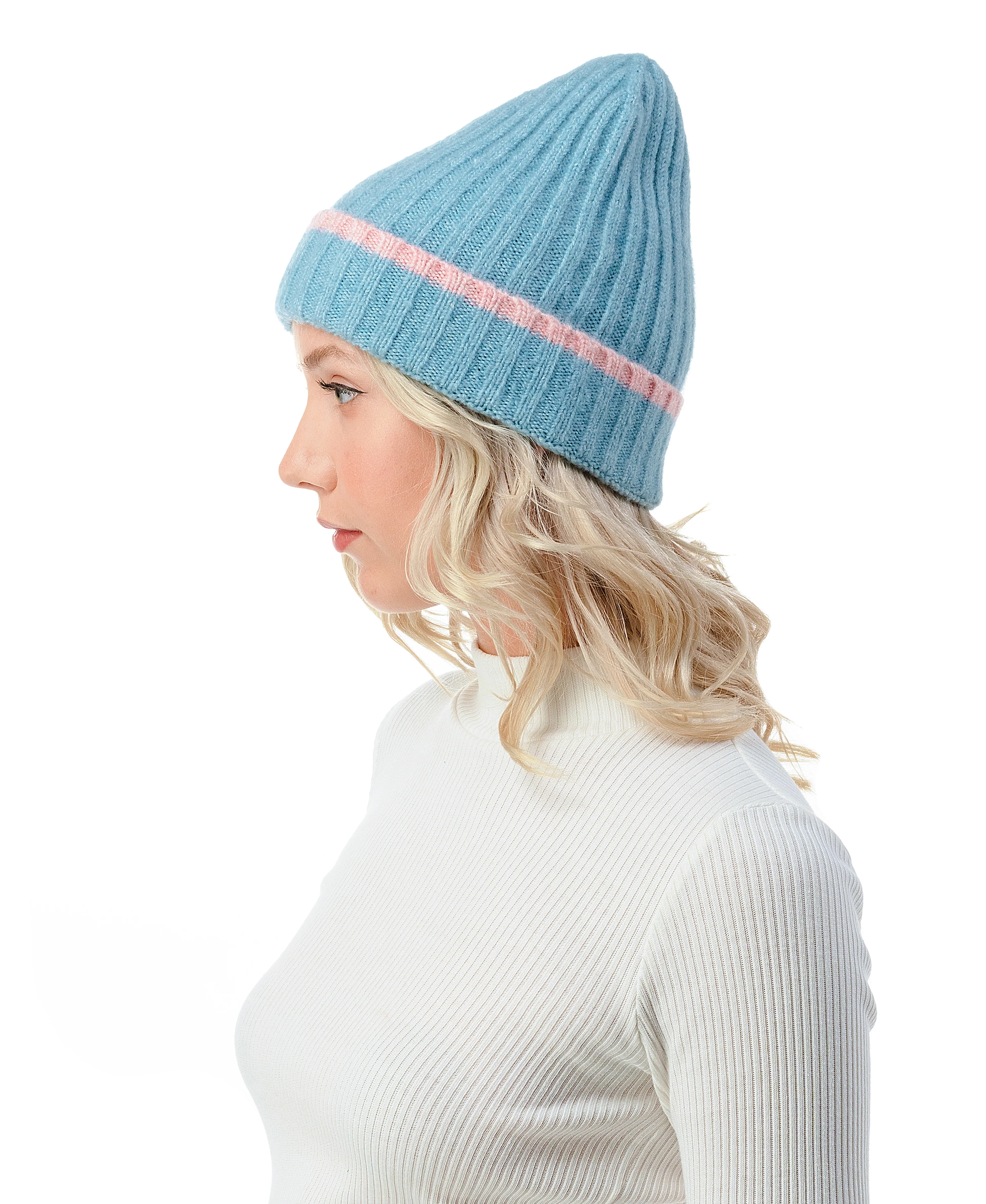 Stripe Cuff Beanie - Image 12