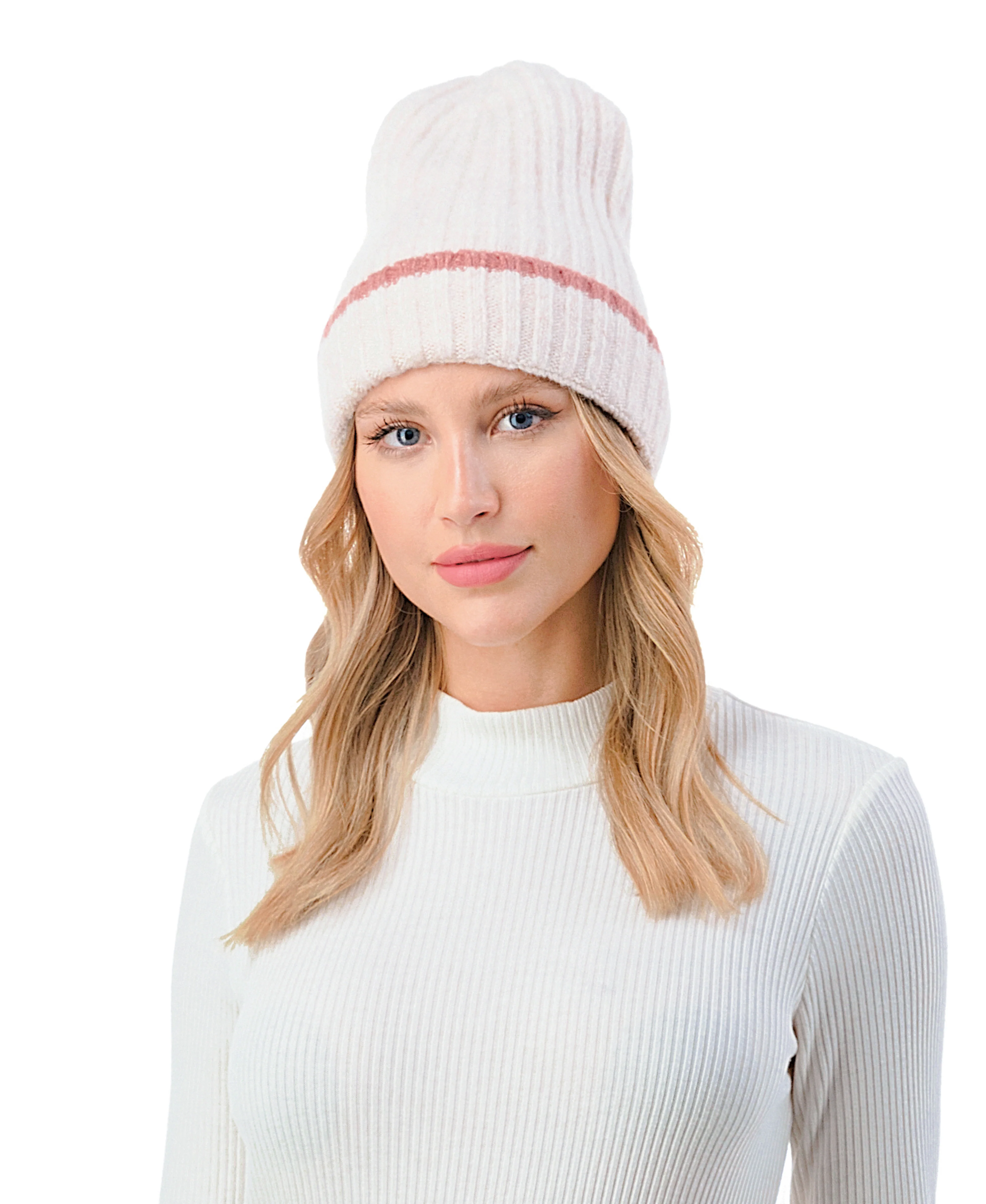Stripe Cuff Beanie - Image 8