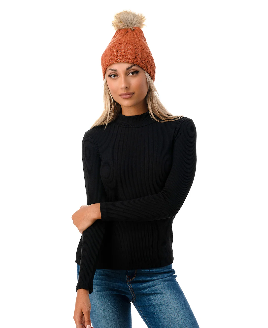 Cable Knit Beanie - Image 12