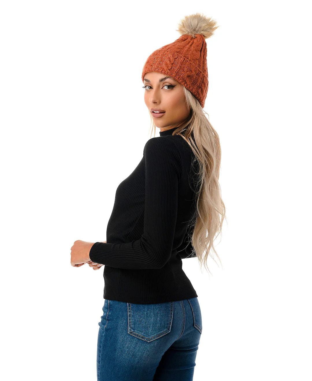 Cable Knit Beanie - Image 14