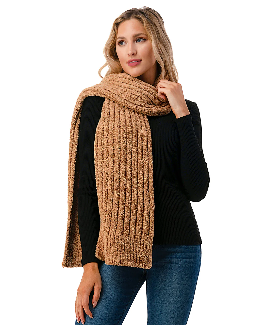 Cozy Ribbed Scarf - Image 11
