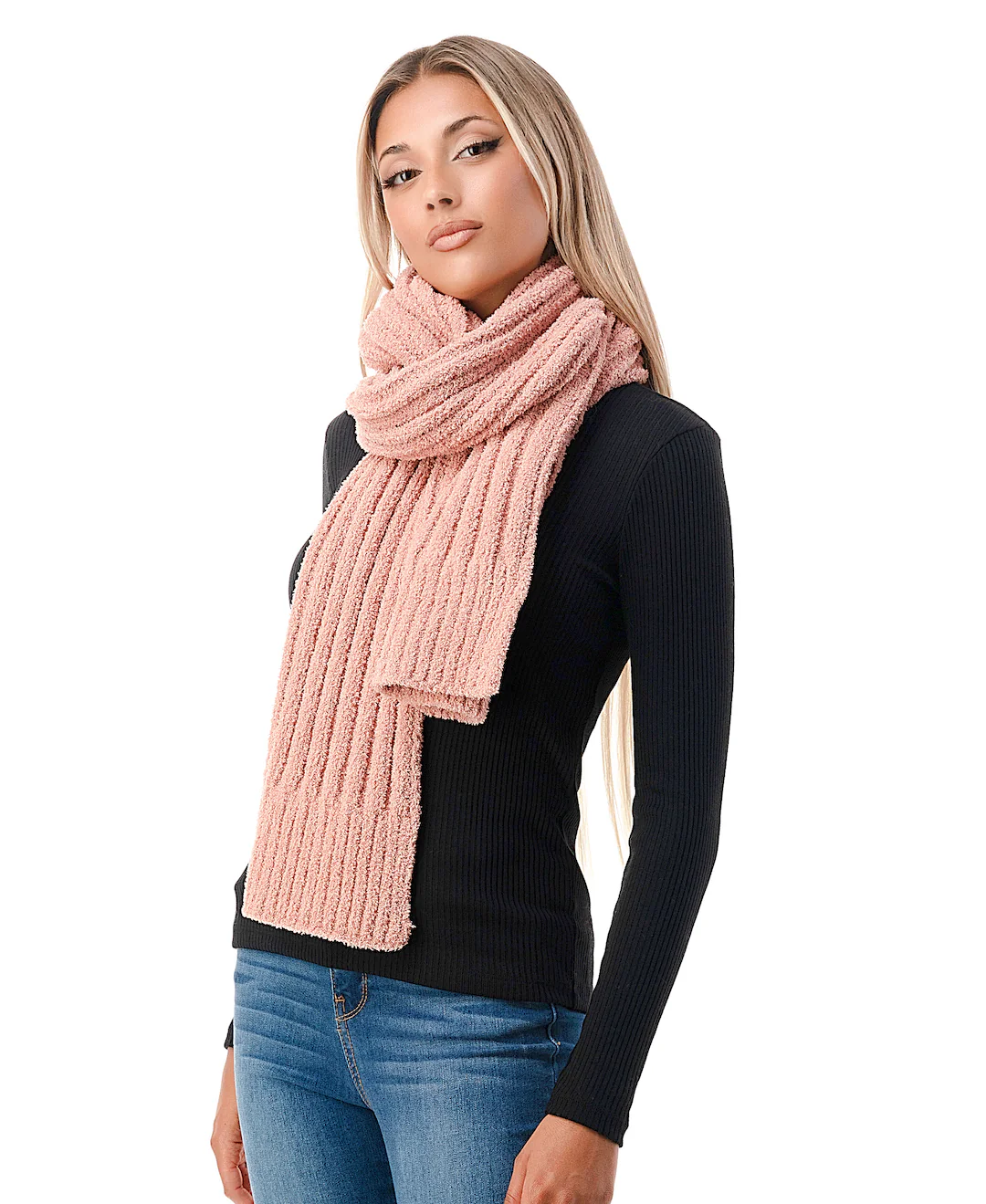 Cozy Ribbed Scarf - Image 8