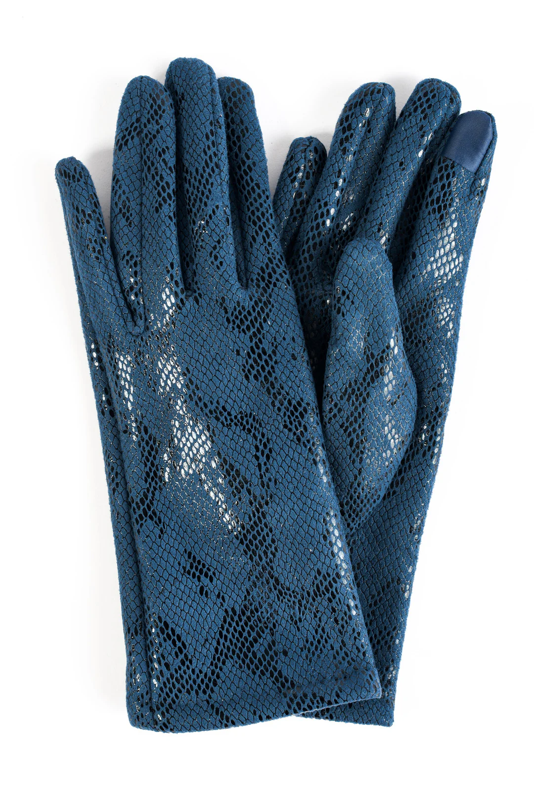 Python Faux Suede E-touch Glove - Image 3