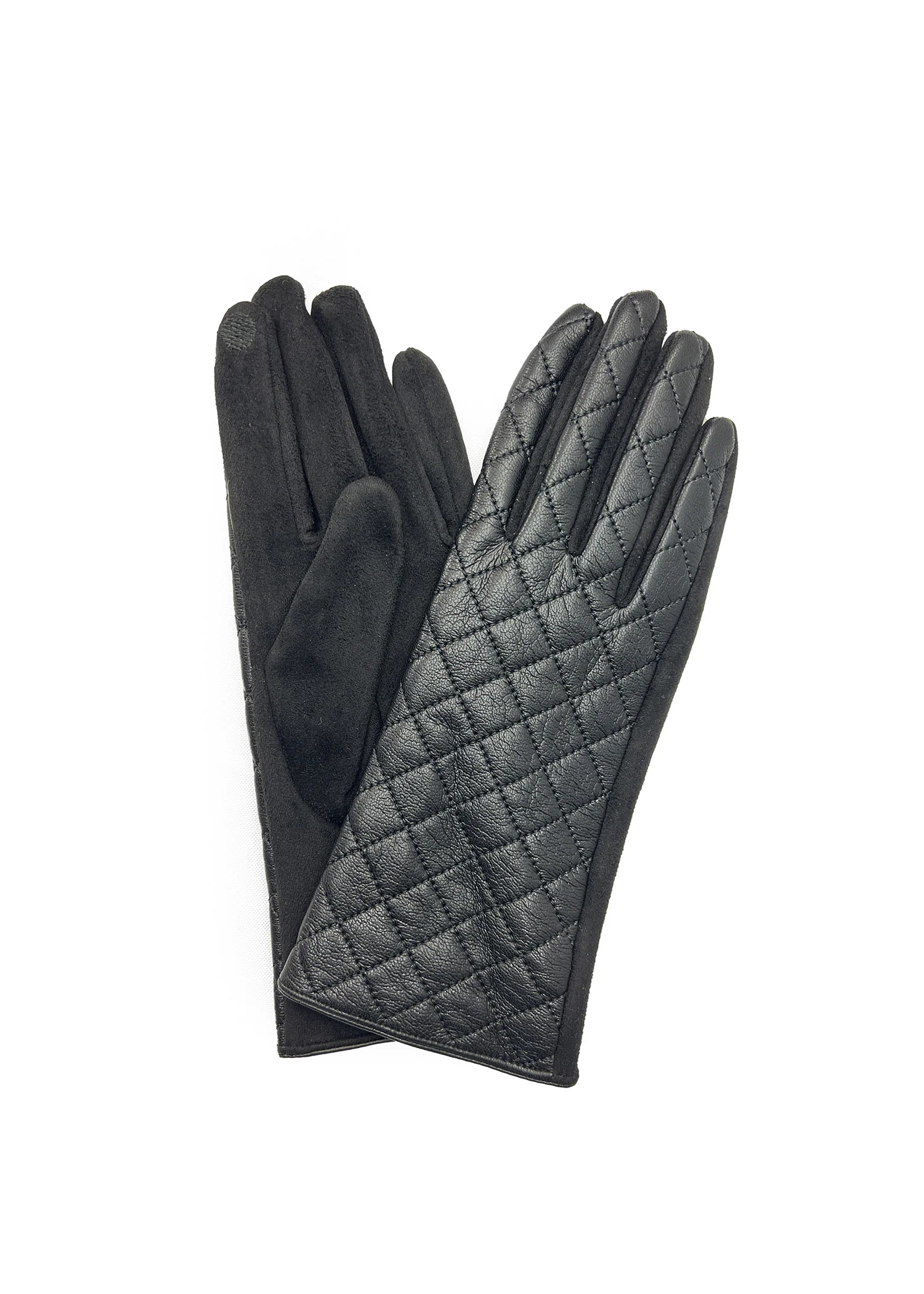 Quilted Vegan Leather Glove