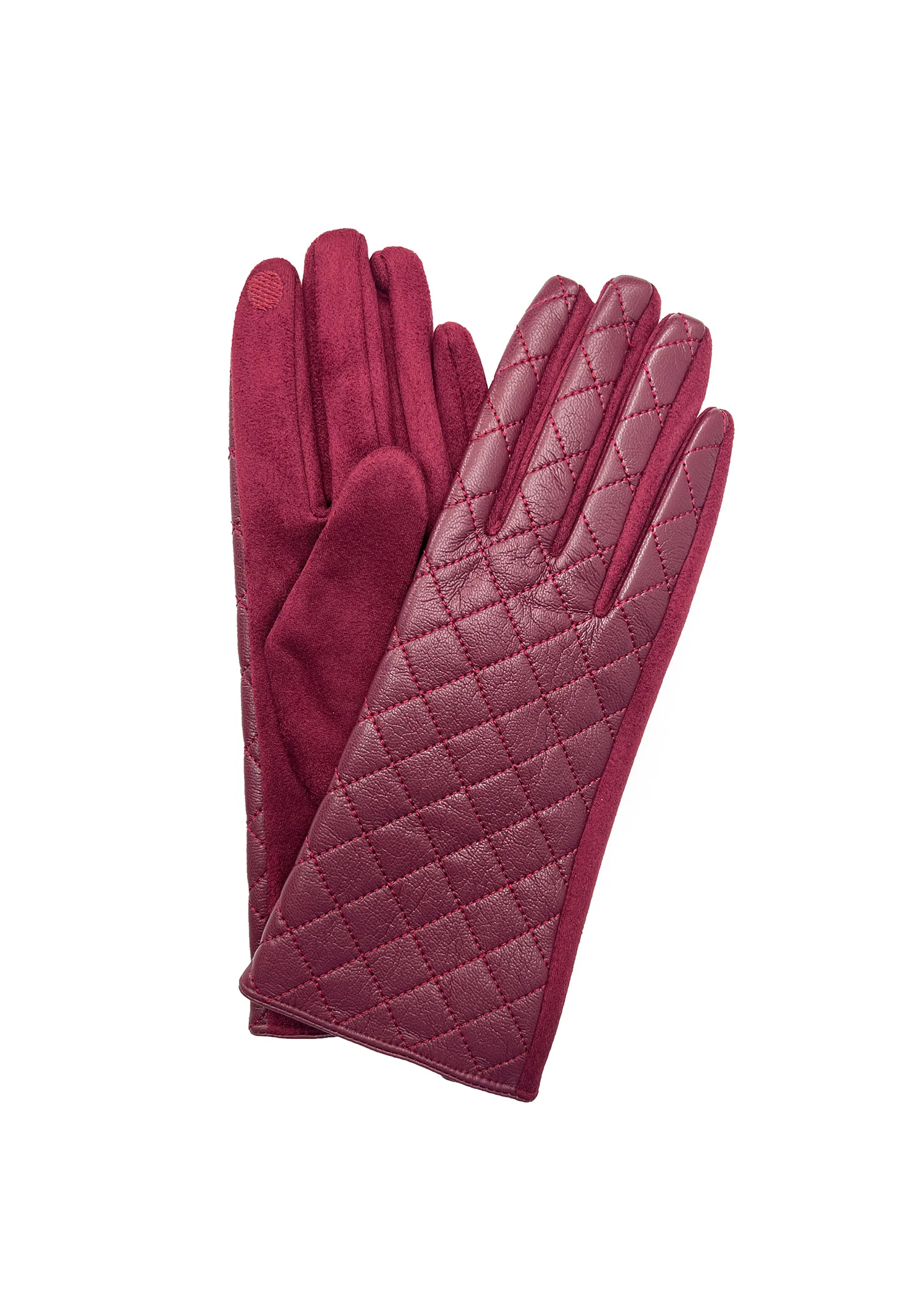 Quilted Vegan Leather Glove - Image 2