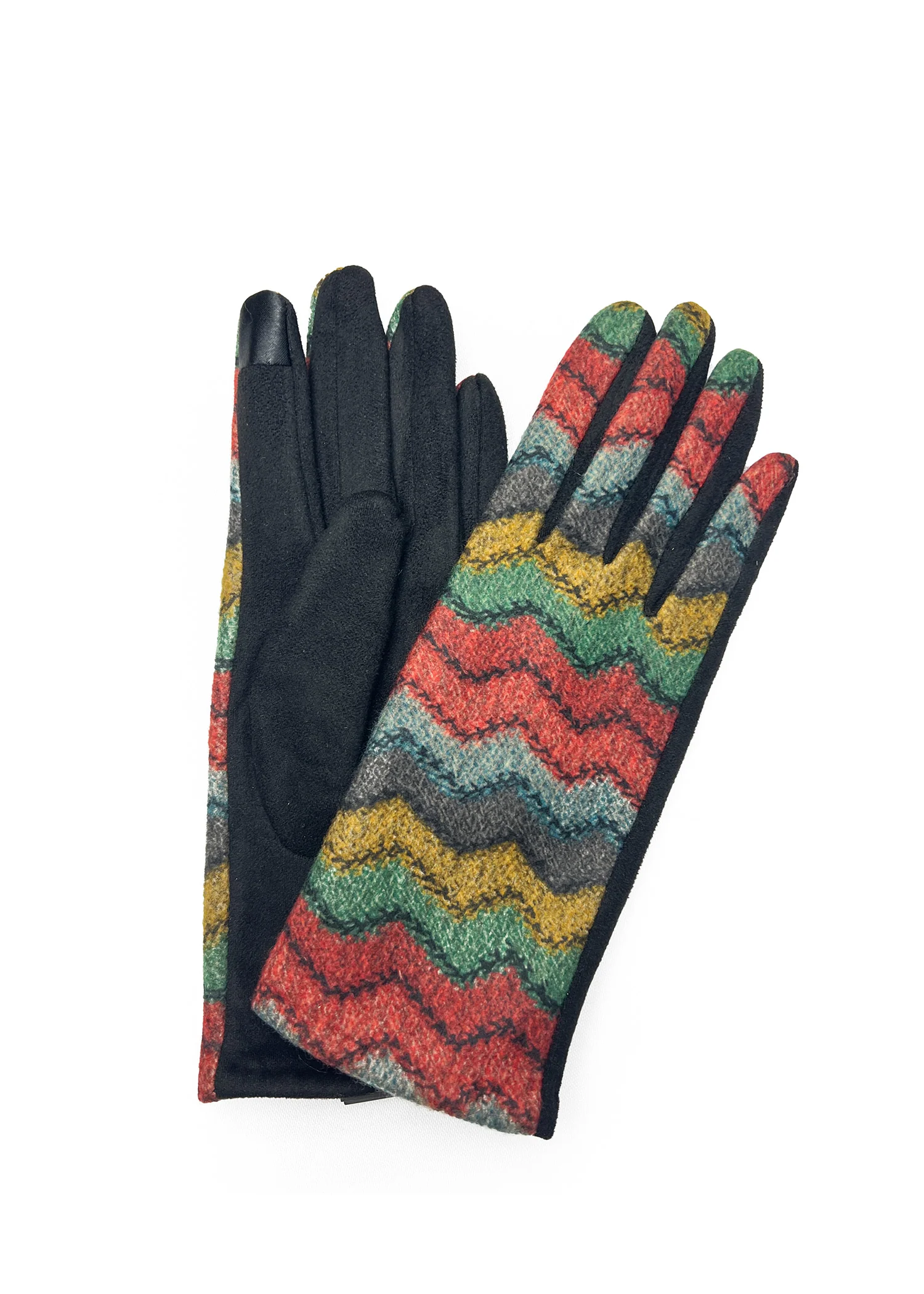 Jersey Abstract Print Glove - Image 3